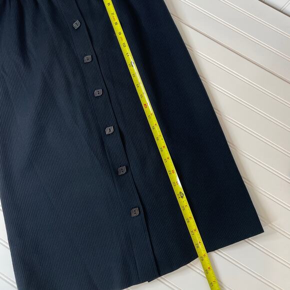 Jaeger Women’s Black Button-Down A-Line Skirt Size S - Picture 5 of 5